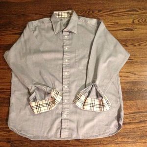 Burberry London Poplin Shirt 17.5 sz L